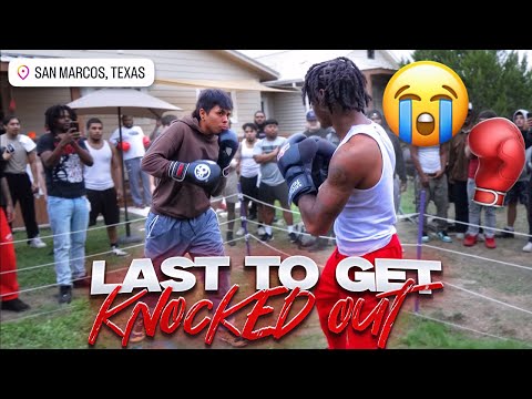 LAST TO GET KNOCKED OUT IN SAN MARCOS TX👀🥊…