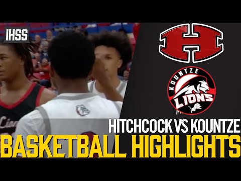 Hitchcock vs Kountze - 2023 Week 28 Basketball Highlights