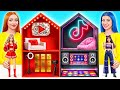 We Build Amazing Social Media Doll House Barbie Vs Bratz Challenge By Multi DO Smile
