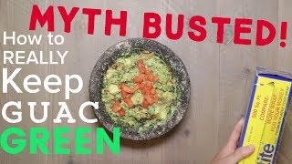 How To Keep Guacamole from Turning Brown