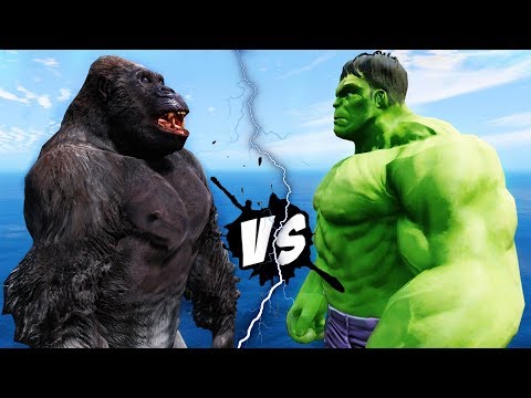 HULK VS KING KONG - EPIC BATTLE