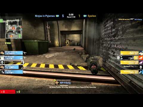 CS:GO NiP V Epsilon Raidcall EMS One Summer Cup #1 Train