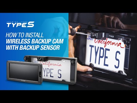 TYPE S Solar Powered Wireless Backup Camera with Proximity Sensor - Full Installation Guide