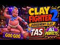 TAS Clay Fighter 2 TAS Goo Goo All Perfects SNES