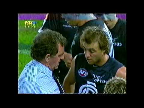 2007 Round 2 - Three Quarter Time - Raw Footage - Both Huddles - Carlton Blues Geelong Cats