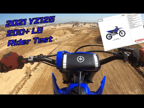 2021 YZ125 at Glen Helen Raceway! Yamaha Demo Testing!