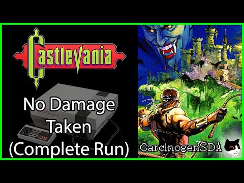 Castlevania (NES) - No Damage Taken (No Savestates)