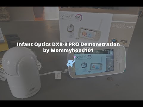 Infant Optics DXR-8 PRO Baby Monitor - Features and Menu Demonstration
