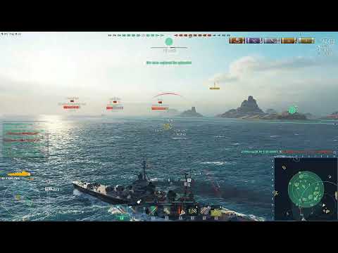 World Of Warships Random Battle Gameplay With SMOLENSK Cruiser (No Commentary Gameplay)