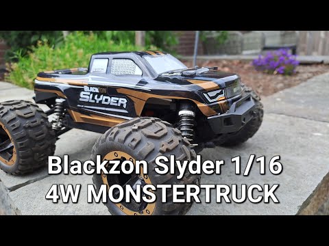 The Blackzon Slyder 1/16 RC Elektro RTR 4W Monstertruck.