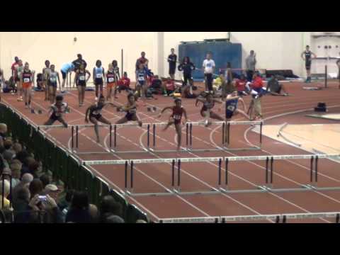 2014 VHSL 5A & 6A Indoor Track Championships Girls 55 Meter Hurdles
