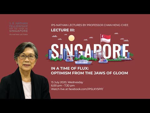IPS-Nathan Lecture III: Singapore in a Time of Flux: Optimism from the Jaws of Gloom