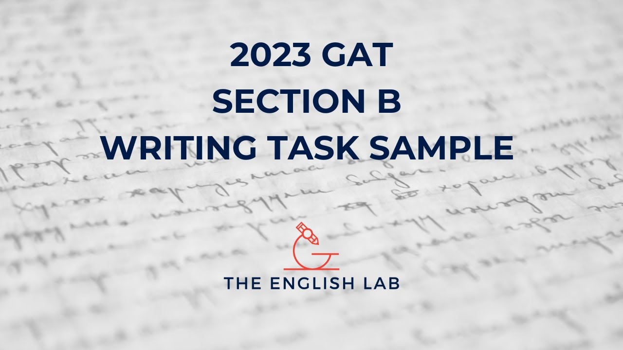 2023 Section B Writing Task Sample