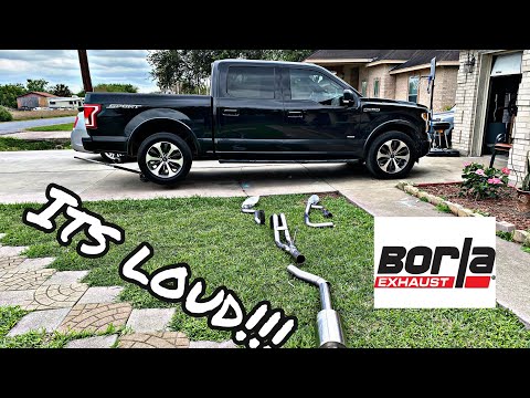 FORD F-150 2.7l ECOBOOST BORLA ATAK EXHAUST SYSTEM 2015 - 2020