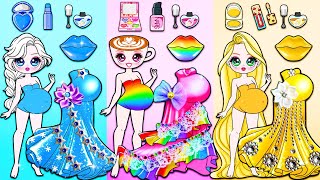 Download lagu Rich and Poor and Giga Rich PREGNANT Makeup & Dress Up - Barbie Family Handmade | Billion Dolls mp3