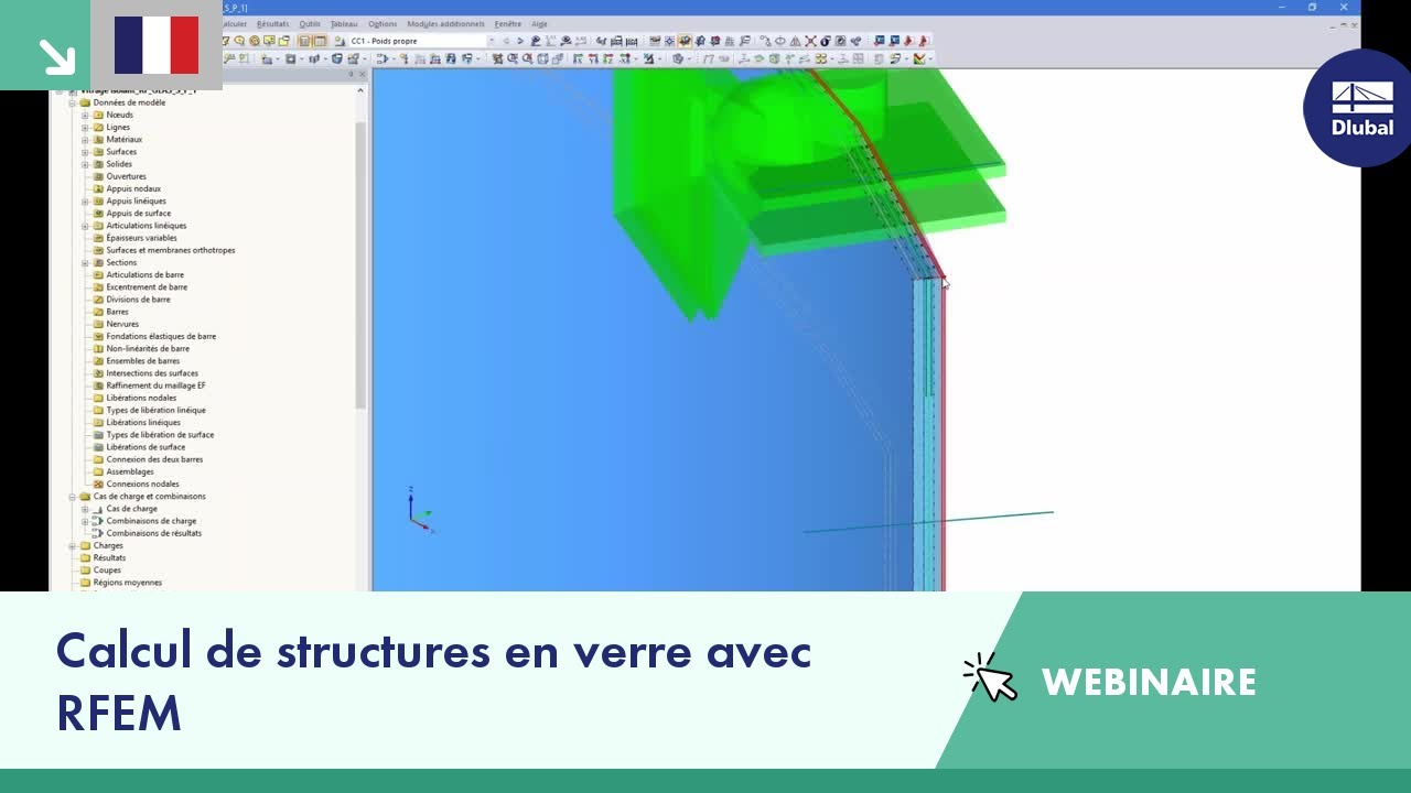 Webinaire: Calcul de structures en verre avec RFEM