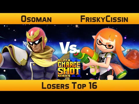 Super Charge Shot Series II - Top 16 Losers - Osoman (Captain Falcon, LM) VS FriskyCissin (Inkling)