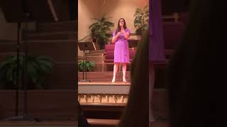 Elizabeth sings “Generations” by Sara Groves