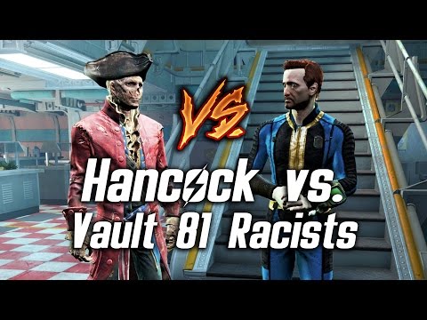 Fallout 4 - Hancock vs. Vault 81 Ghoul-Racists