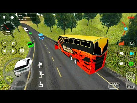 Thailand Mobile Bus Simulator - New Bus Unlocked - Android Gameplay FHD