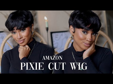 Amazon Short Pixie Wigs