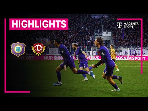 FC Erzgebirge Aue - Dynamo Dresden | Highlights 3. Liga | MAGENTA SPORT