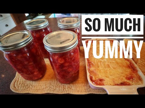Canning Cherry Pie Filling & Bonus Dessert Recipe |...