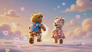 Download lagu Cute ponnu 3D Song | Cute Teddy Bear Romance & Dance | Pixar Style 4K |  mp3