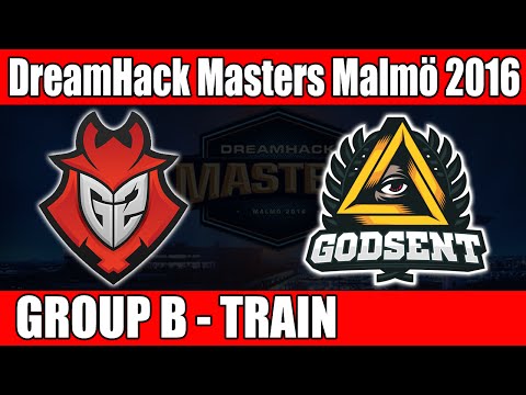 Godsent vs G2 eSports | Day 2 Group B (Train) DreamHack Masters Malmö 2016