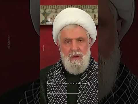Hezbollah: Israel must 'unconditionally' leave Lebanon