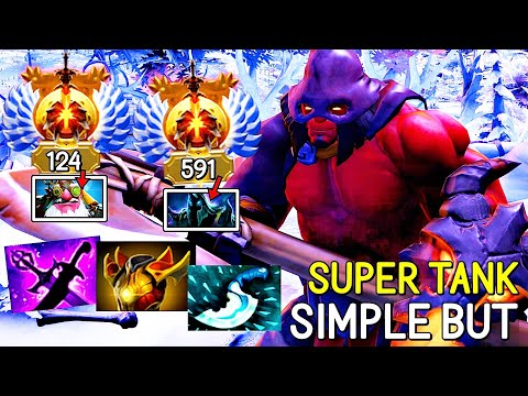 Simple But Super Tank AXE High Immortal Ranked Game Rage Enemies - Dota 2