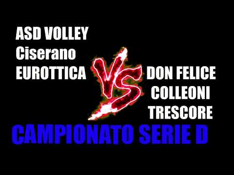 CAMPIONATO SERIE D //ASD VOLLEY CISERANO EUROTTICA VS DON FELICE COLLEONI TRESCORE//