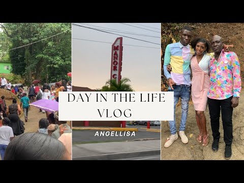 VLOG: Funeral in Jamaica, Huge Wake, Reconnecting with Family || Angellisa