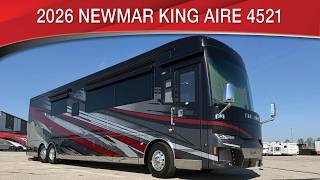 A preview image of the linked video showcasing 2026 Newmar King Aire 4521