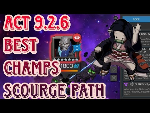 ACT 9.2.6 SCOURGE - STUN IMMUNITY NODE PATH PATH– BEST CHAMPIONS & STRATEGY!| MCOC | 2025 |