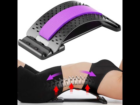 Spinal 3 Level Back Support Pain Relief Lower Back Pain Relief Products Curve Back Stretcher