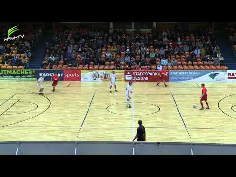 Nationalteam Sachsen vs. 1.FC Kaiserslautern 2:1, Hallenmasters in Dessau