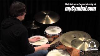 Video thumbnail for Used Zildjian 20" A Custom Flat top Ride Cymbal (UA20528-1021114Q) by Memphis Drum Shop