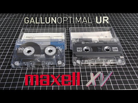 Gallunoptimal UR & Maxell XV - Type 1 Cassettes - Review and sound test