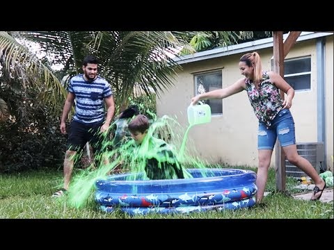BEST SLIME PRANK ON OUR LITTLE COUSIN !!