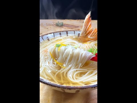 鯛のアラ出汁そうめん