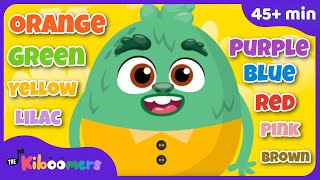 Sing & Learn Colors! 45+ Minutes with The Kiboomers | Interactive Kids Songs