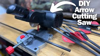 How to Cut Carbon Arrows the Easy Way, Amazon DIY Arrow Cutoff Saw