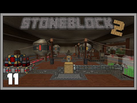 Stoneblock 2 - EP11 - Empowered Oil Factory Complete - Modded Minecraft 1.12.2