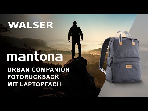 Mantona Urban Companion Fotorucksack – Stil trifft Funktion