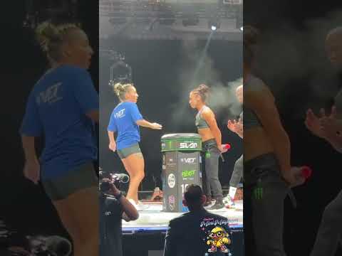 Slap for slap my last @powerslap match 🔥🙌🏼  #lasvegas #powerslap #slap #girlfighter #vegas