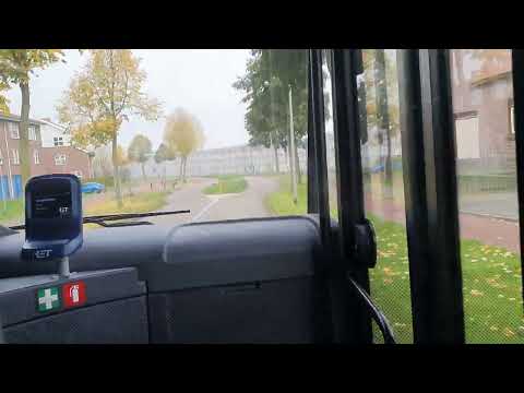 RET R-NET buslijn 173 Station Lansingerland-Zoetermeer - Rodenrijs metro in de 1293 (Versneld)