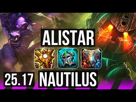 ALISTAR & Kai'Sa vs NAUTILUS & Yunara (SUP) | KR Master | 25.17