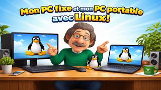 Mes deux PC principaux avec Linux et mon usage !