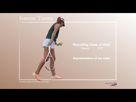 Women's Tennis | Game Simulation | Ivanna Torres, Mexico | Recruit 2023